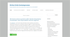 Desktop Screenshot of dirittocivilecontemporaneo.com